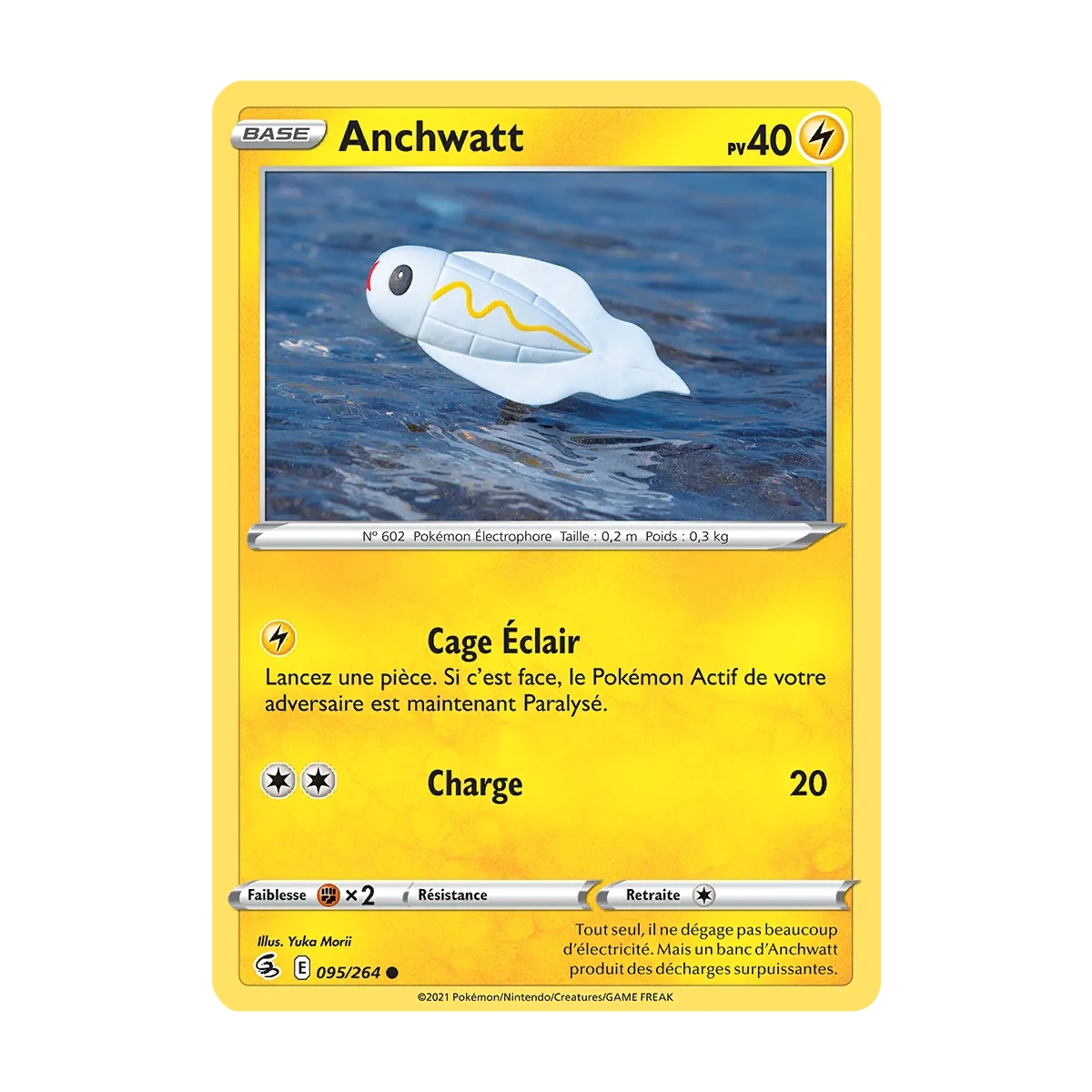 Anchwatt - Commune (Brillante) de Pokémon Poing de Fusion 095/264