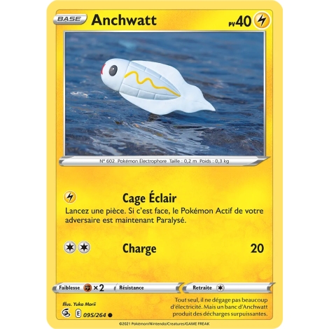 Anchwatt - Commune (Brillante) de Pokémon Poing de Fusion 095/264