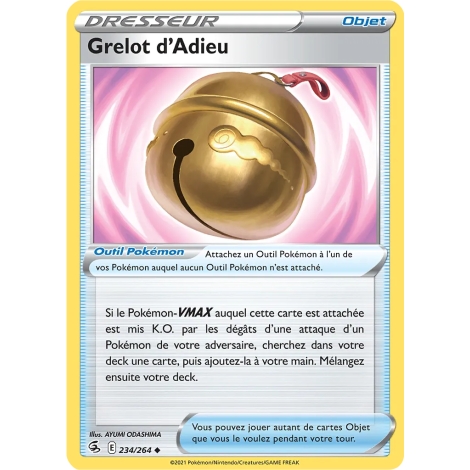 Grelot d'Adieu 234/264 : Joyau Peu commune (Brillante) de l'extension Pokémon Poing de Fusion