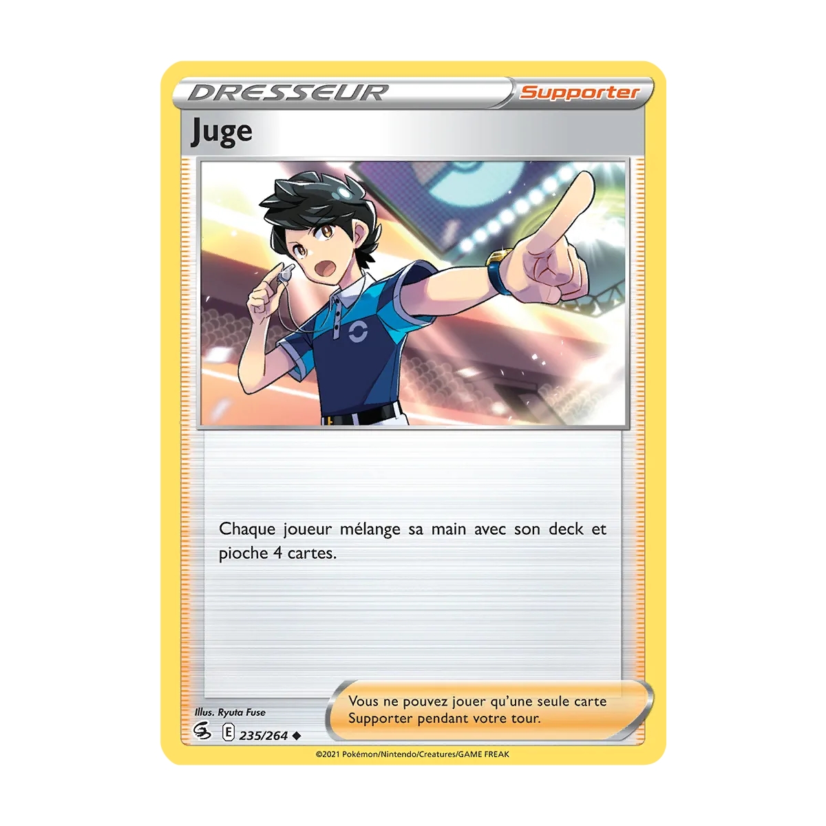 Juge 235/264 : Joyau Peu commune (Brillante) de l'extension Pokémon Poing de Fusion