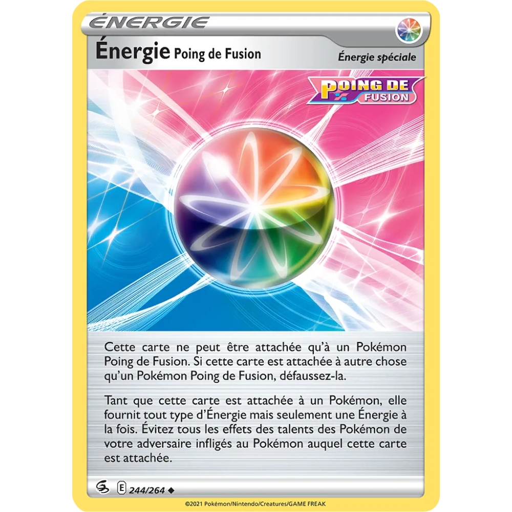 Carte Énergie Poing de Fusion  Pokémon Poing de Fusion 244/264