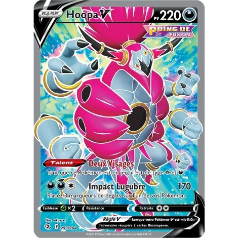 Hoopa 253/264 : Joyau Ultra rare de l'extension Pokémon Poing de Fusion