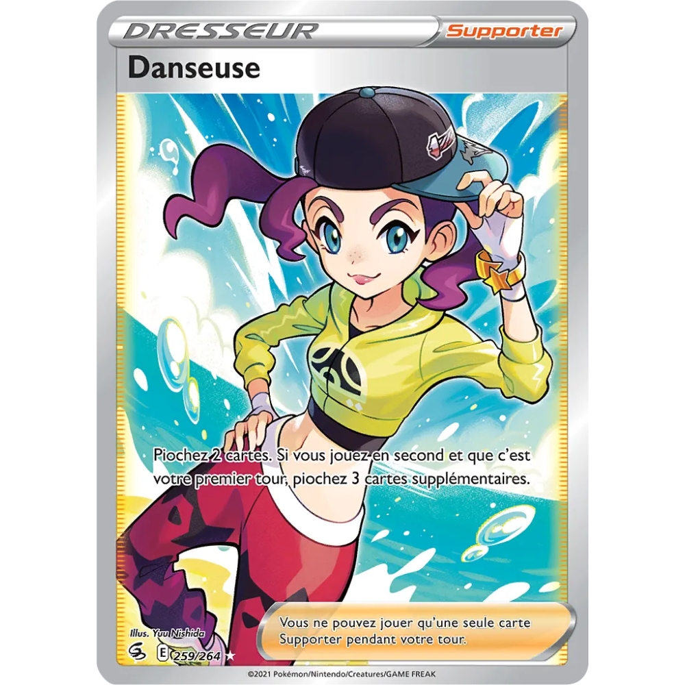 Découvrez Danseuse, carte Ultra rare de la série Poing de Fusion