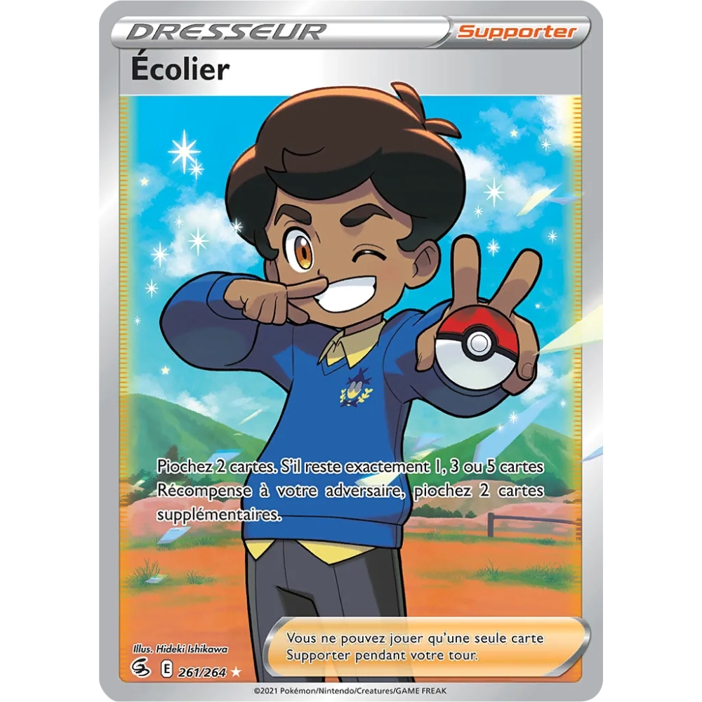 Écolier 261/264 : Joyau Ultra rare de l'extension Pokémon Poing de Fusion