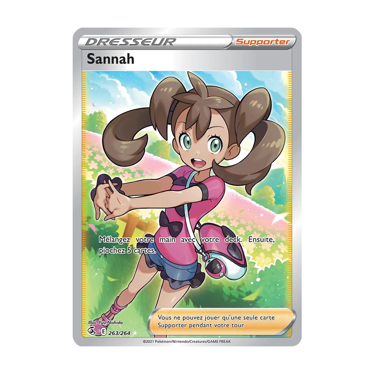 Sannah 263/264 : Joyau Ultra rare de l'extension Pokémon Poing de Fusion