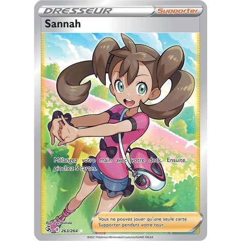 Sannah 263/264 : Joyau Ultra rare de l'extension Pokémon Poing de Fusion