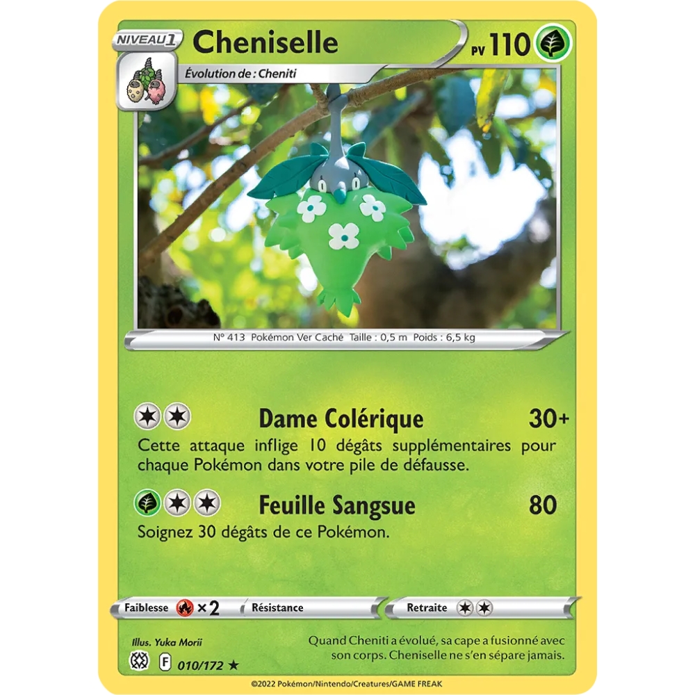 Cheniselle 010/172 : Joyau Rare (Brillante) de l'extension Pokémon Stars Étincelantes