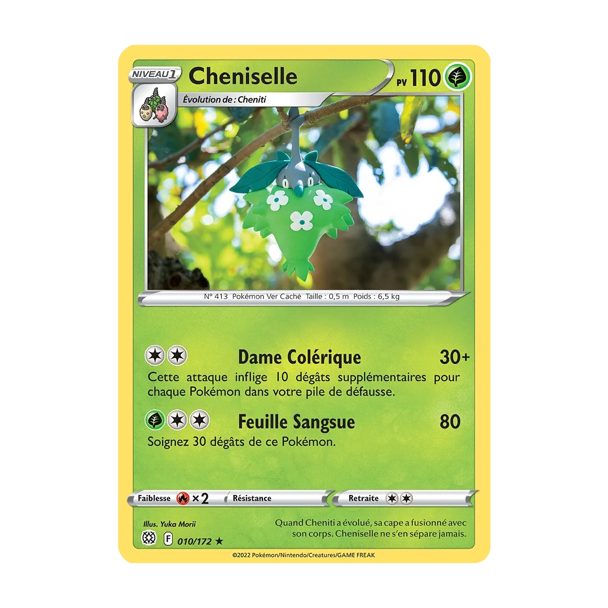 Cheniselle 010/172 : Joyau Rare (Brillante) de l'extension Pokémon Stars Étincelantes