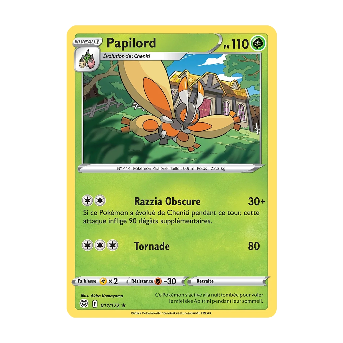 Papilord 011/172 (Brillante) Pokémon Stars Étincelantes