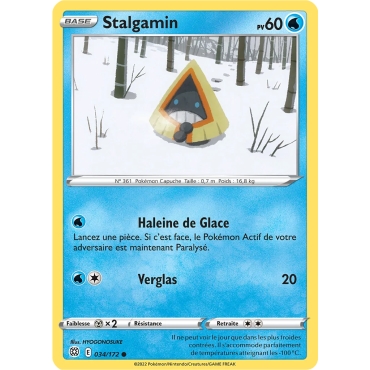 Stalgamin 034/172 : Joyau Commune (Brillante) de l'extension Pokémon Stars Étincelantes