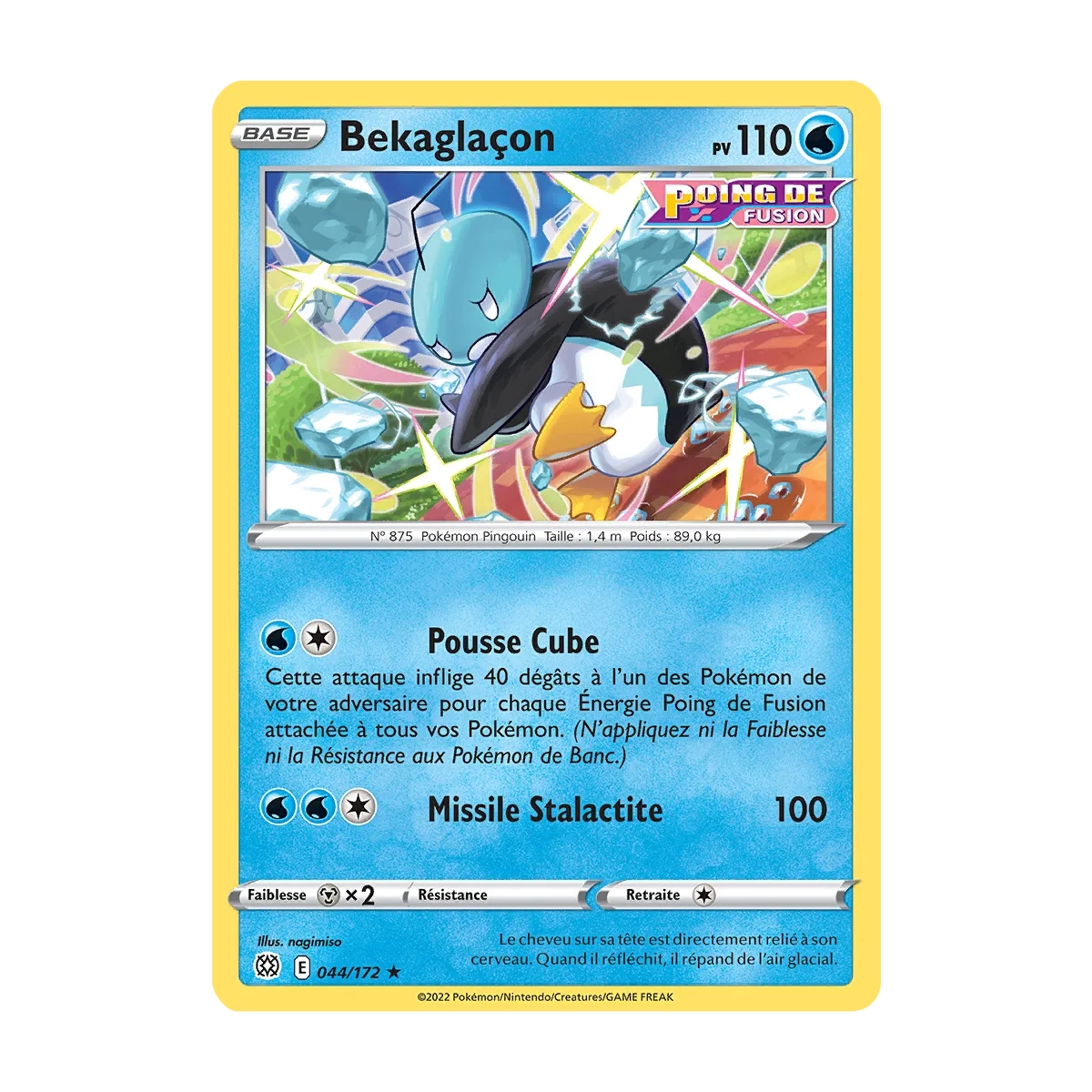 Bekaglaçon 044/172 : Joyau Rare (Brillante) de l'extension Pokémon Stars Étincelantes