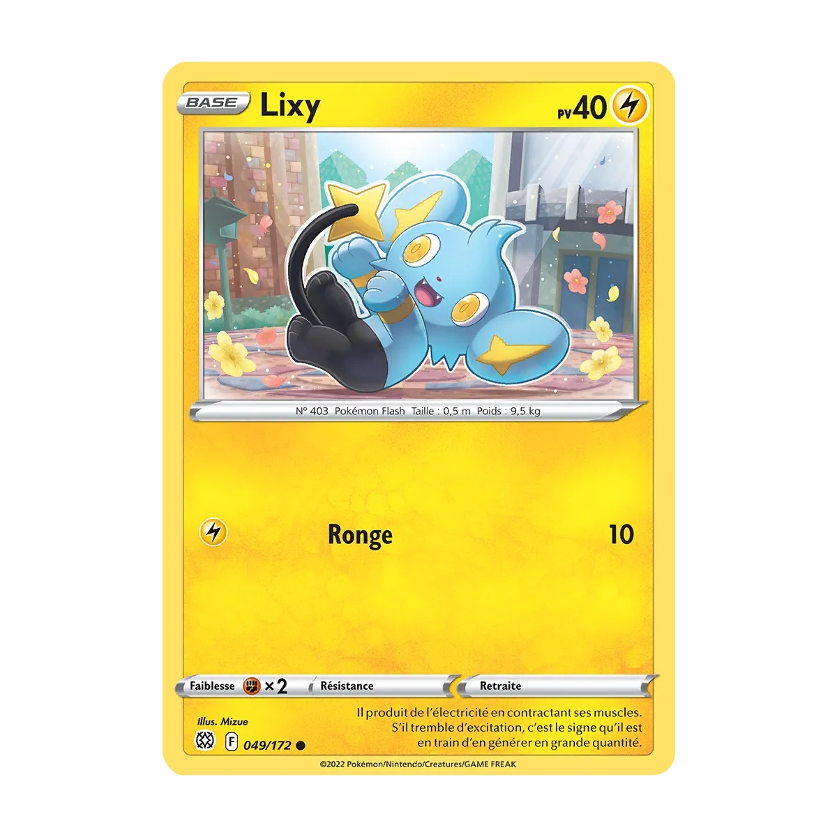 Carte Lixy - Commune (Brillante) de Pokémon Stars Étincelantes 049/172