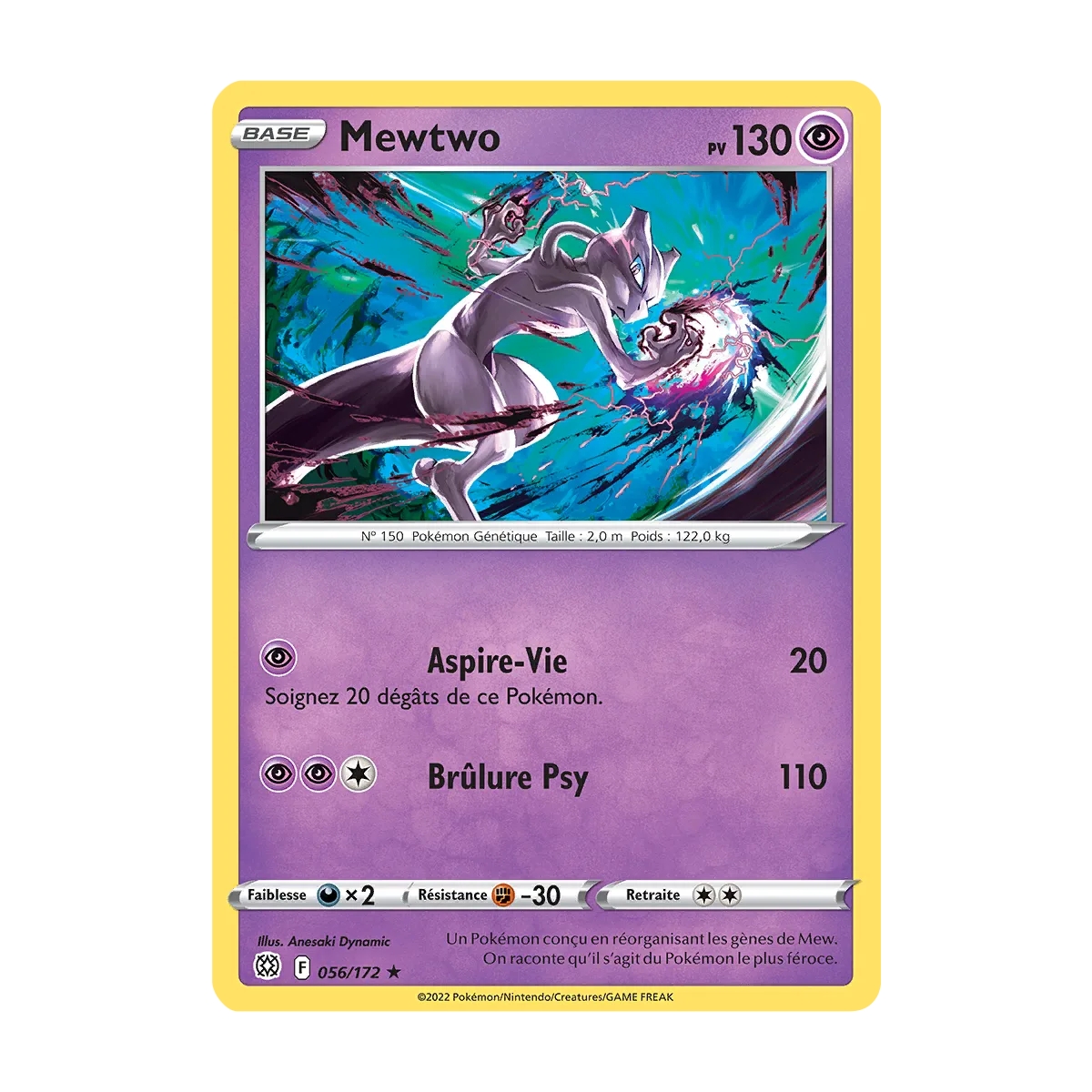 Découvrez Mewtwo, carte Rare (Brillante) de la série Stars Étincelantes