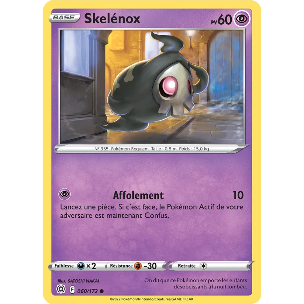 Skelénox 060/172 : Joyau Commune (Brillante) de l'extension Pokémon Stars Étincelantes