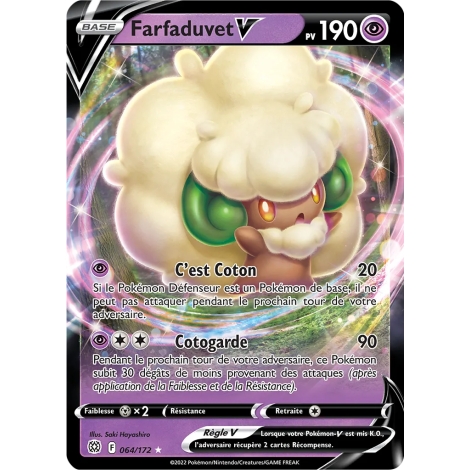 Farfaduvet 064/172 : Joyau Holographique rare V de l'extension Pokémon Stars Étincelantes