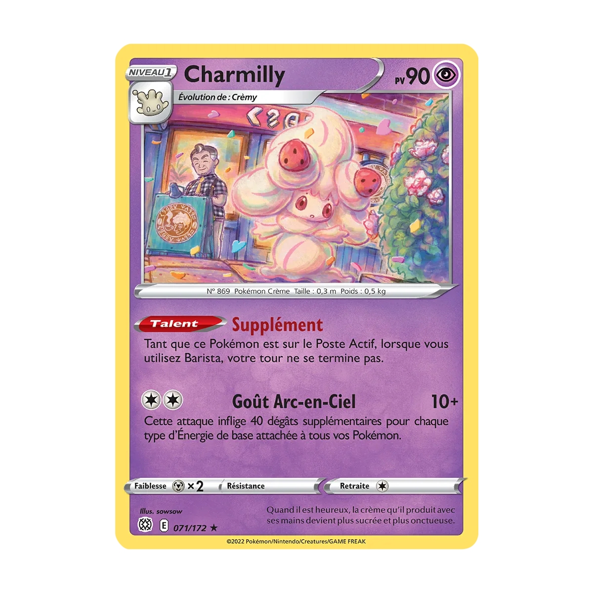 Charmilly 071/172 : Joyau Rare (Brillante) de l'extension Pokémon Stars Étincelantes