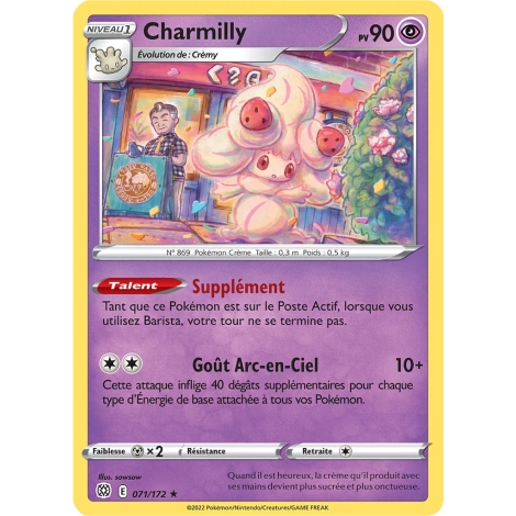 Charmilly 071/172 : Joyau Rare (Brillante) de l'extension Pokémon Stars Étincelantes