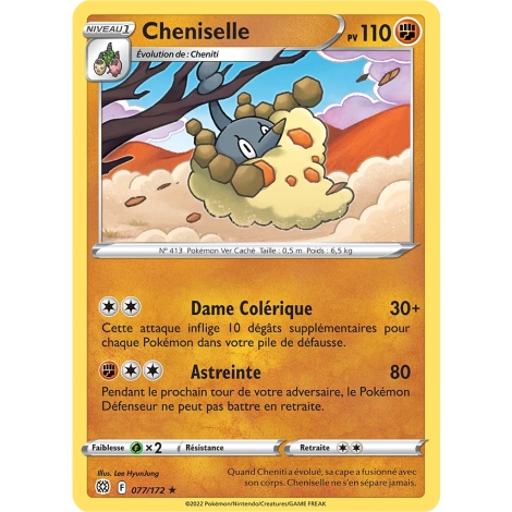 Cheniselle 077/172 : Joyau Rare (Brillante) de l'extension Pokémon Stars Étincelantes