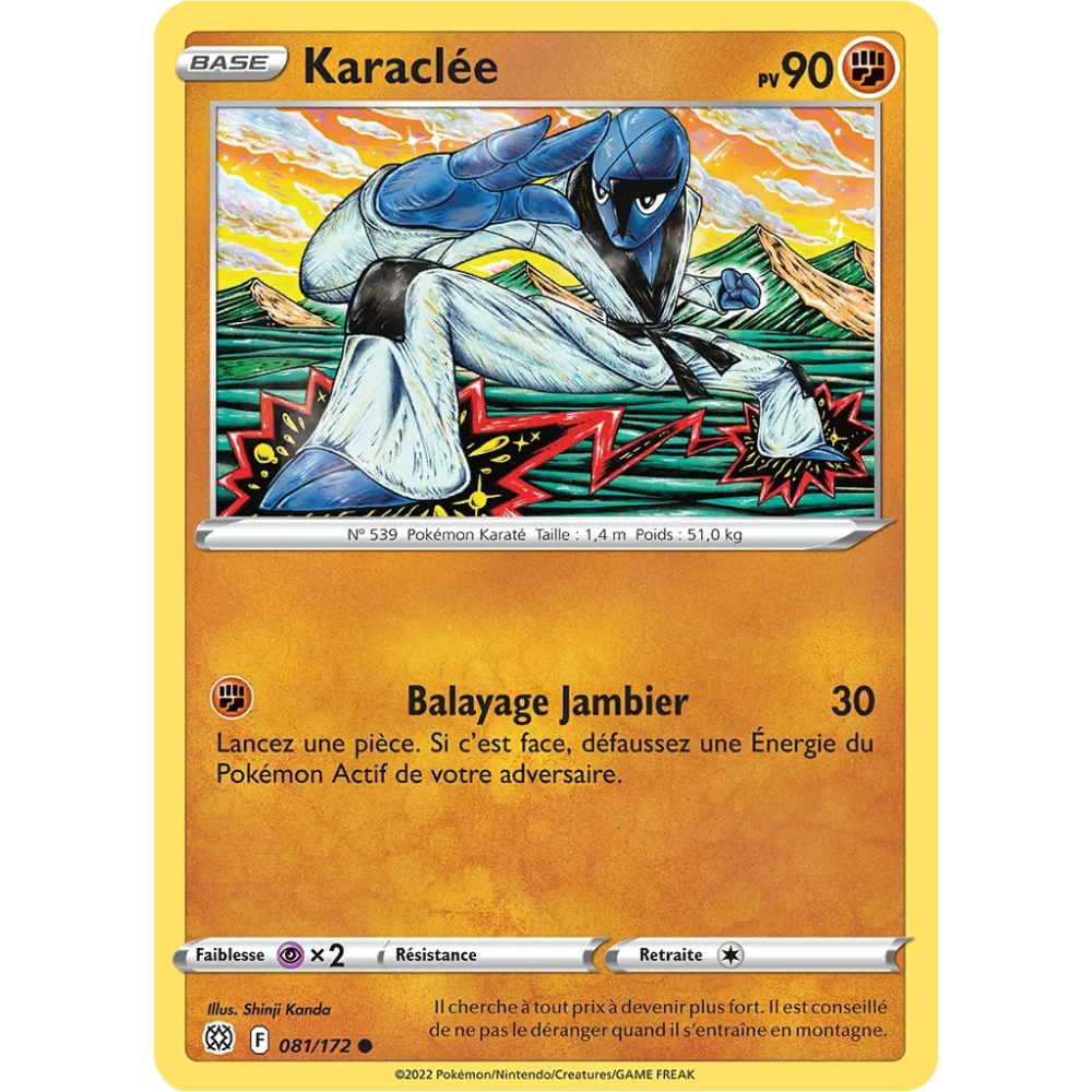 Carte Karaclée - Commune (Brillante) de Pokémon Stars Étincelantes 081/172