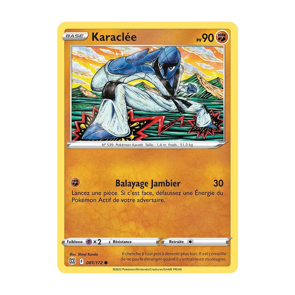 Carte Karaclée - Commune (Brillante) de Pokémon Stars Étincelantes 081/172