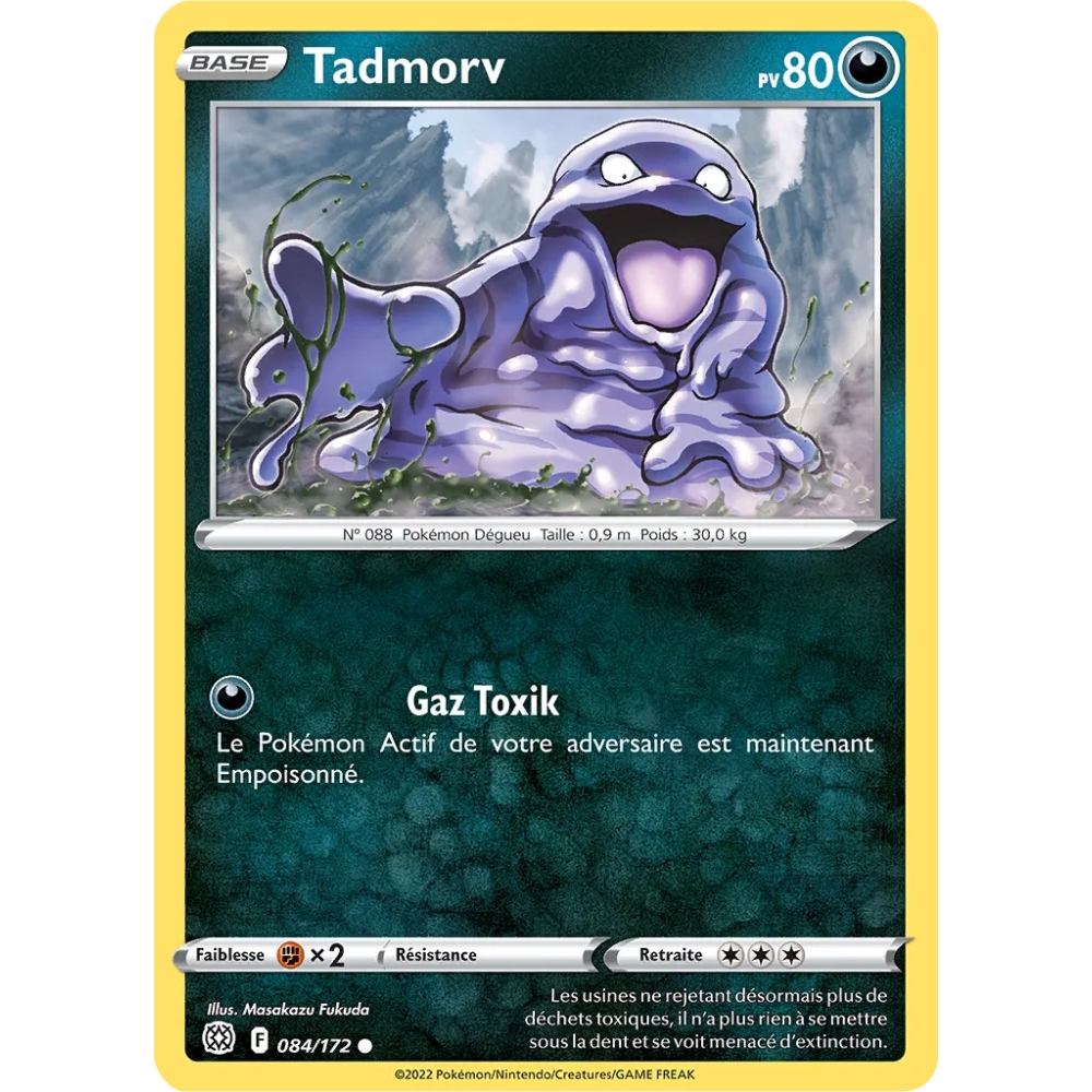 Carte Tadmorv - Commune (Brillante) de Pokémon Stars Étincelantes 084/172