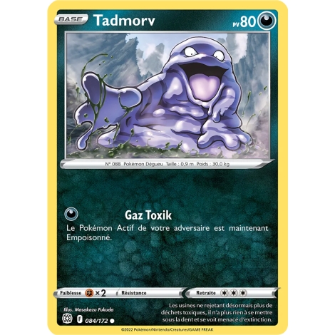 Carte Tadmorv - Commune (Brillante) de Pokémon Stars Étincelantes 084/172