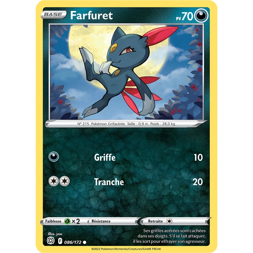 Carte Farfuret - Commune (Brillante) de Pokémon Stars Étincelantes 086/172