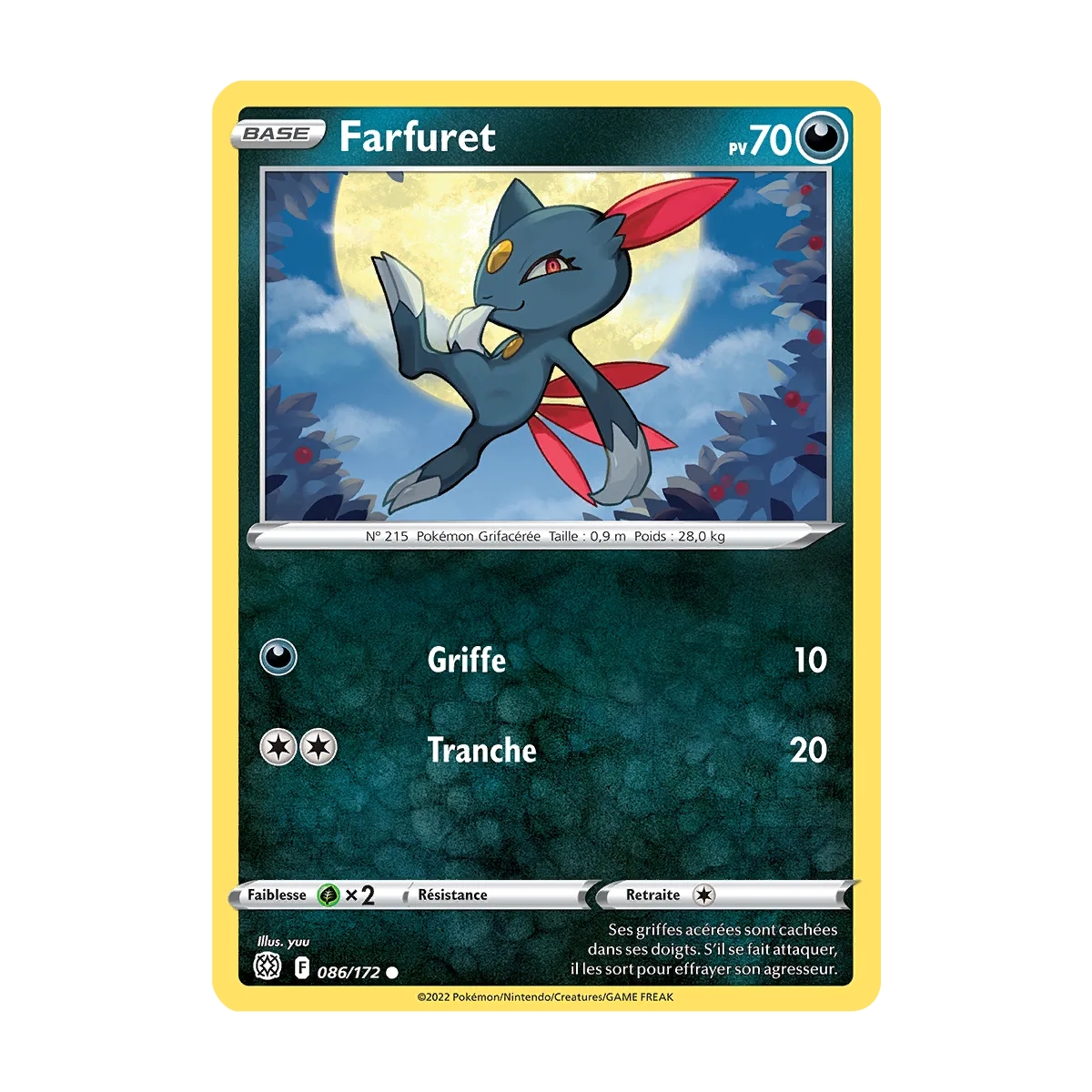 Carte Farfuret - Commune (Brillante) de Pokémon Stars Étincelantes 086/172