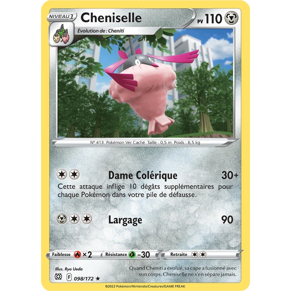 Cheniselle 098/172 (Brillante) Pokémon Stars Étincelantes