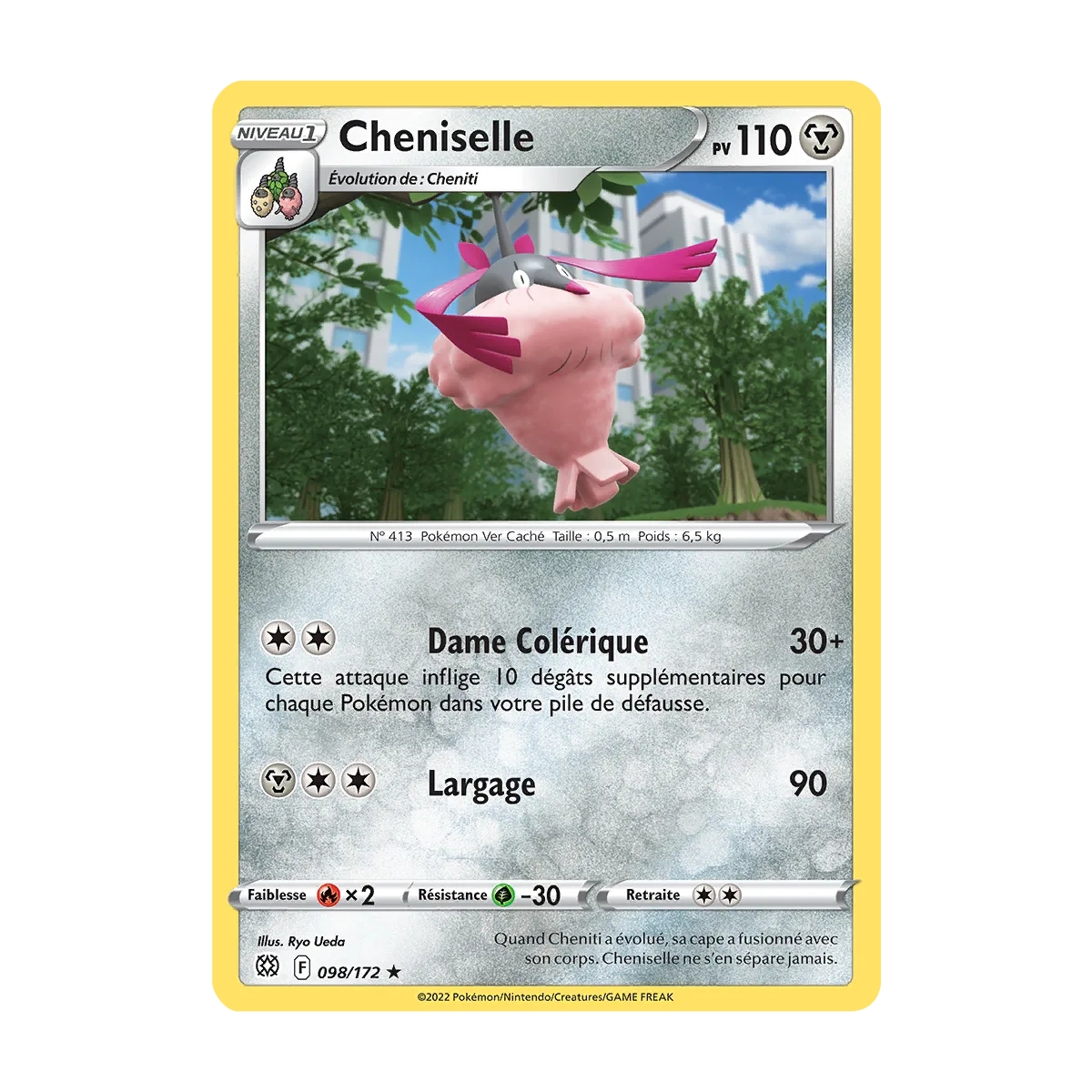 Cheniselle 098/172 (Brillante) Pokémon Stars Étincelantes