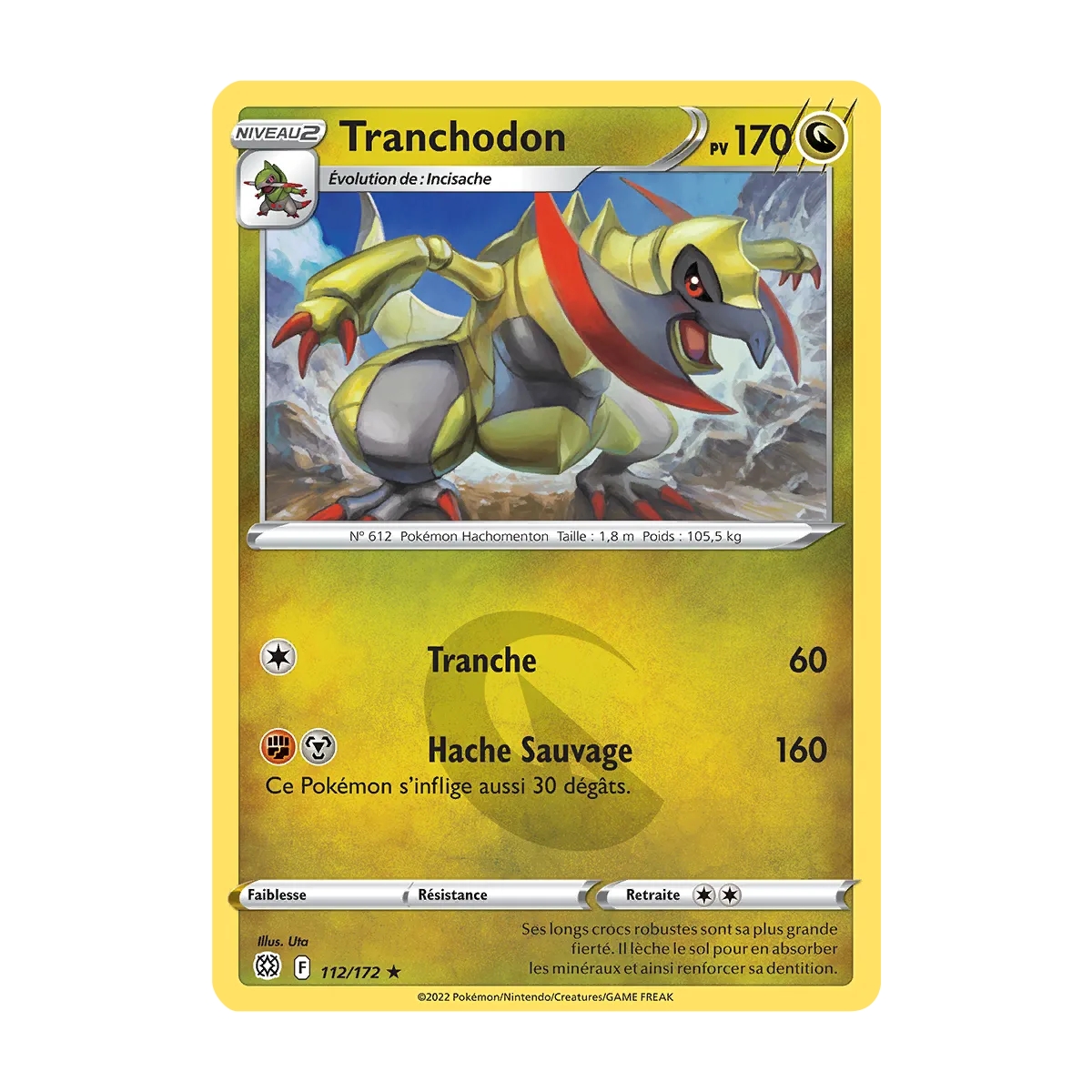 Tranchodon 112/172 (Brillante) Pokémon Stars Étincelantes