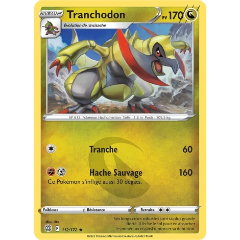 Tranchodon 112/172 (Brillante) Pokémon Stars Étincelantes