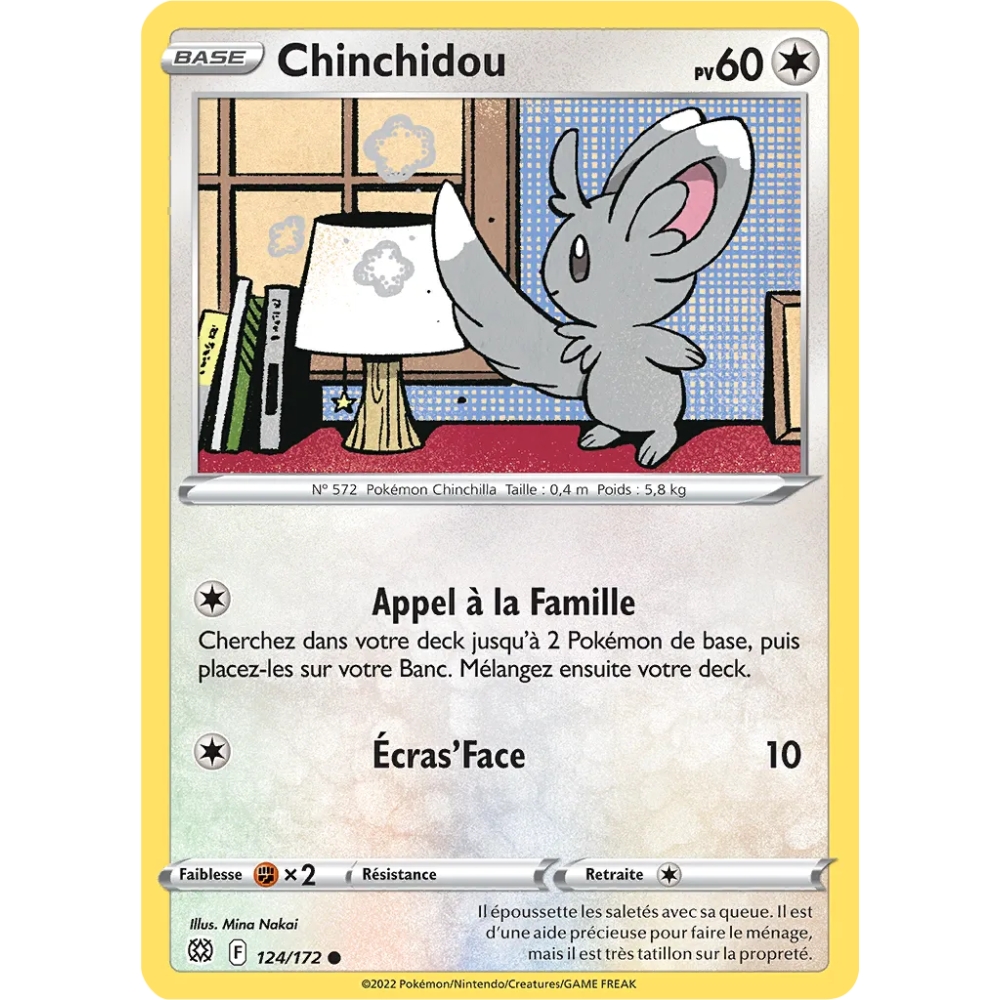 Chinchidou 124/172 : Joyau Commune (Brillante) de l'extension Pokémon Stars Étincelantes