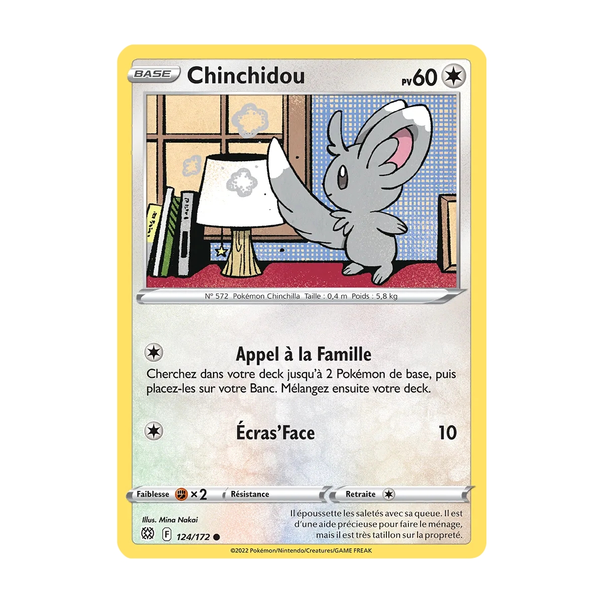 Chinchidou 124/172 : Joyau Commune (Brillante) de l'extension Pokémon Stars Étincelantes