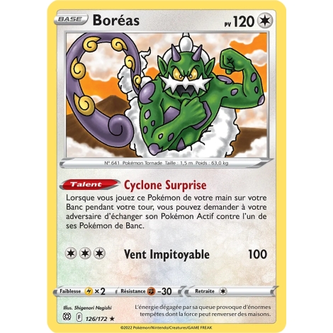 Boréas 126/172 : Joyau Rare (Brillante) de l'extension Pokémon Stars Étincelantes