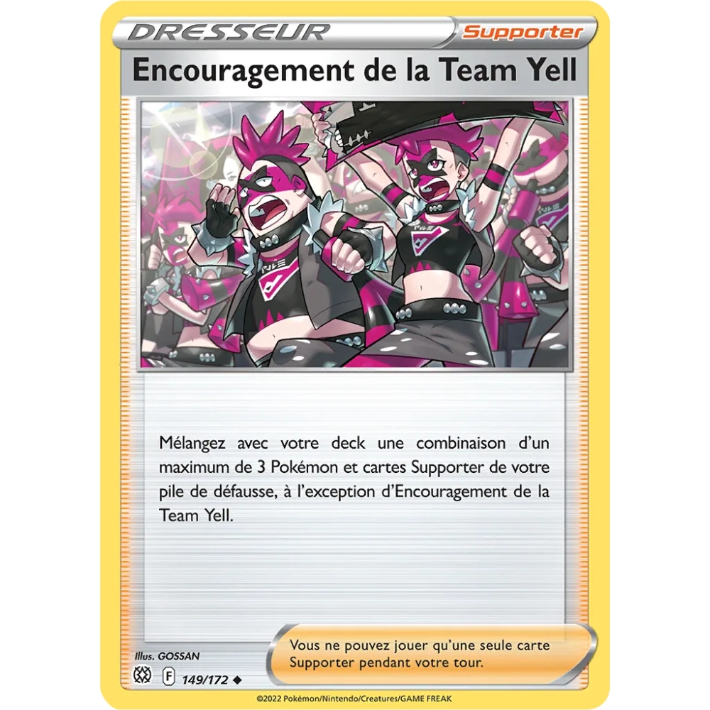 Encouragement de la Team Yell 149/172 : Joyau Peu commune (Brillante) de l'extension Pokémon Stars Étincelantes