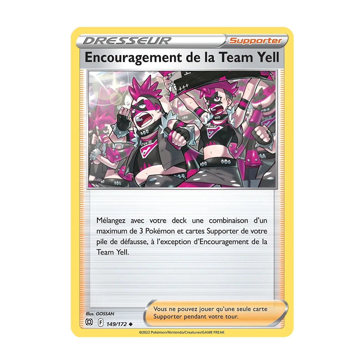 Encouragement de la Team Yell 149/172 : Joyau Peu commune (Brillante) de l'extension Pokémon Stars Étincelantes