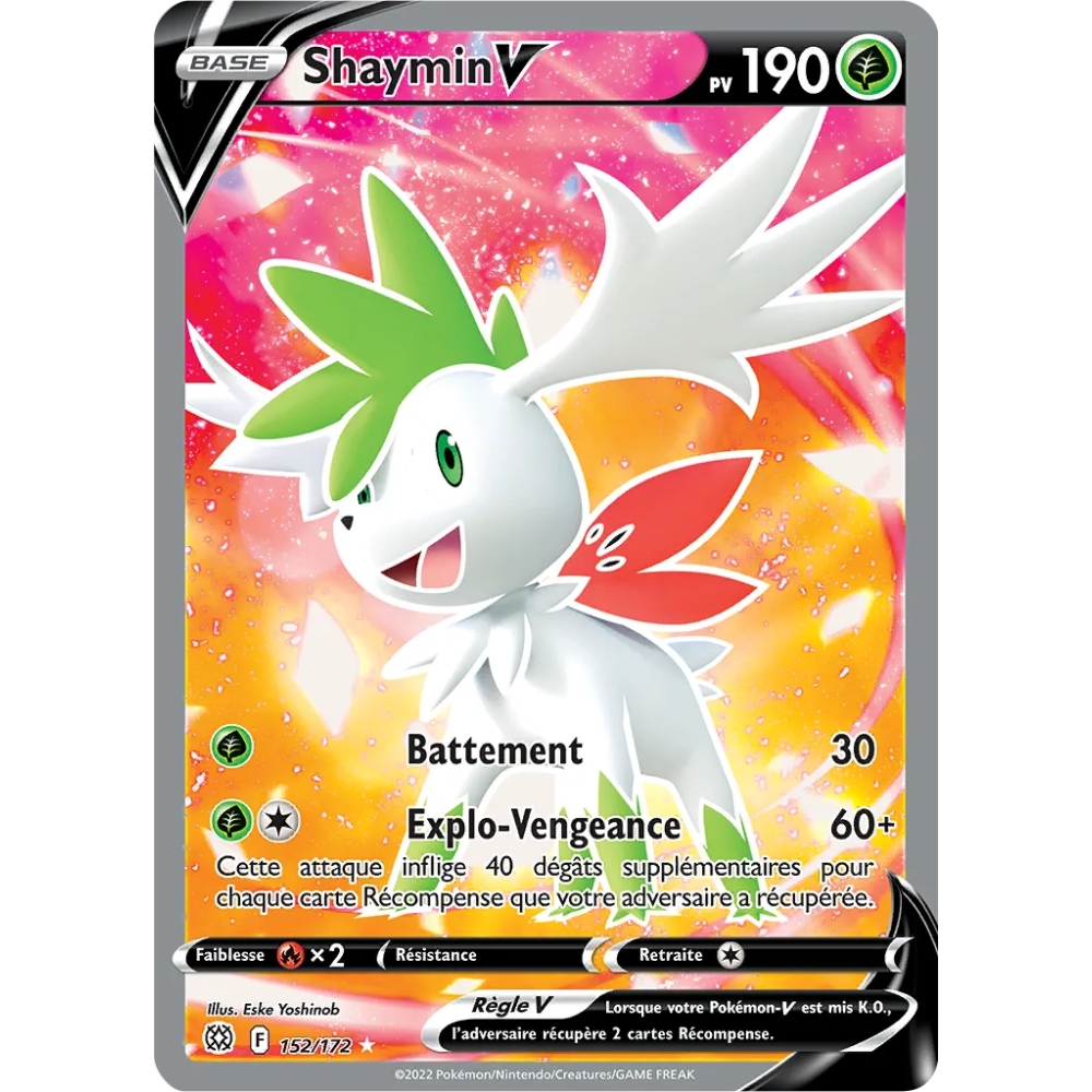 Découvrez Shaymin, carte Ultra rare de la série Stars Étincelantes