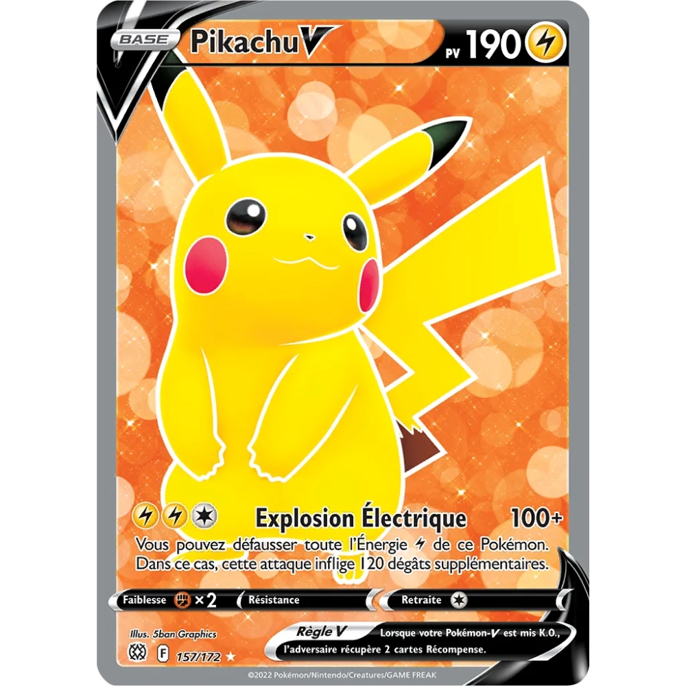 Découvrez Pikachu, carte Ultra rare de la série Stars Étincelantes