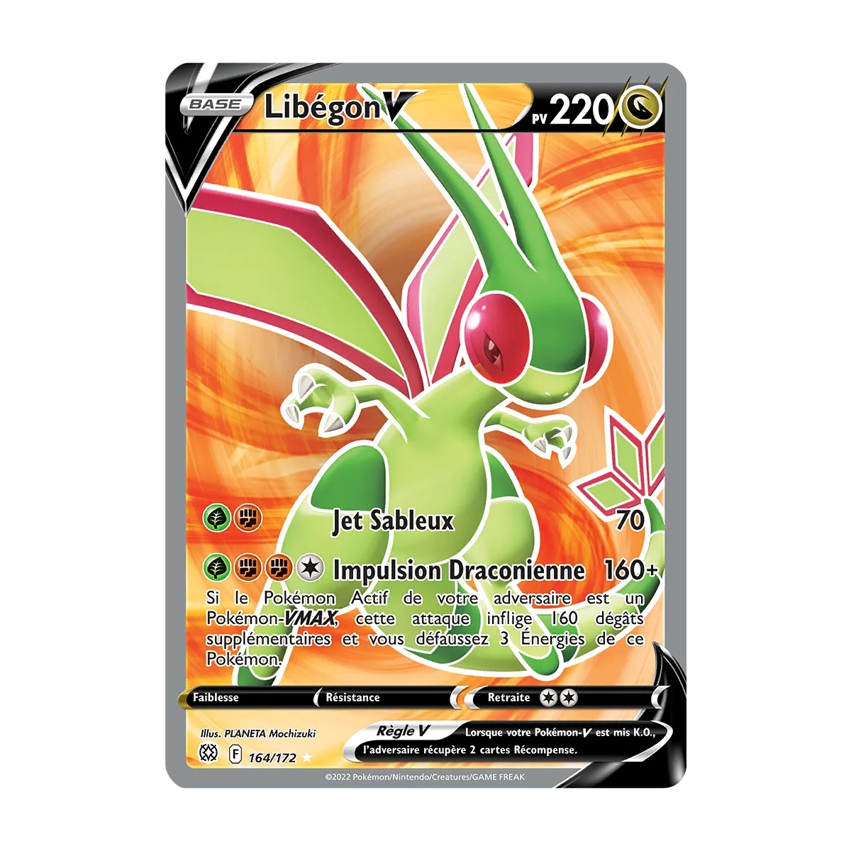 Libégon 164/172 : Joyau Ultra rare de l'extension Pokémon Stars Étincelantes