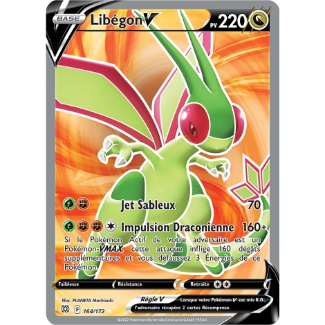 Libégon 164/172 : Joyau Ultra rare de l'extension Pokémon Stars Étincelantes