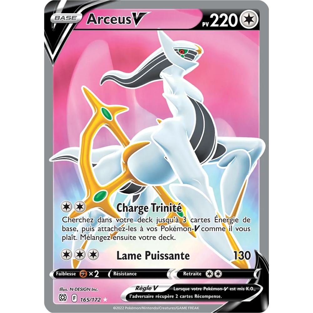 Découvrez Arceus, carte Ultra rare de la série Stars Étincelantes