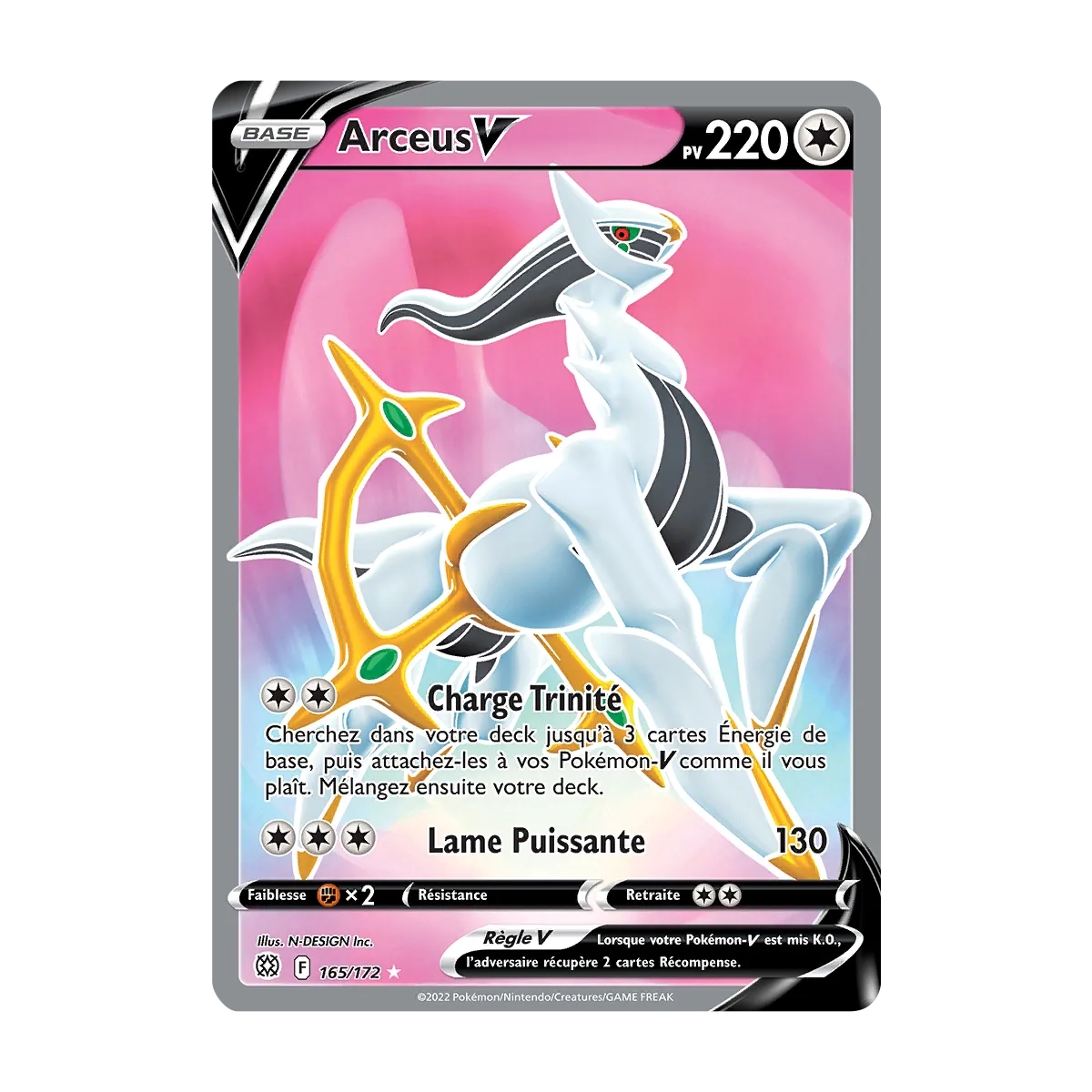 Découvrez Arceus, carte Ultra rare de la série Stars Étincelantes