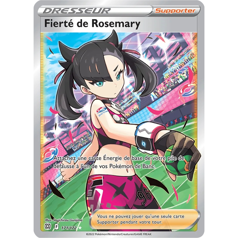 Carte Fierté de Rosemary - Ultra rare de Pokémon Stars Étincelantes 171/172