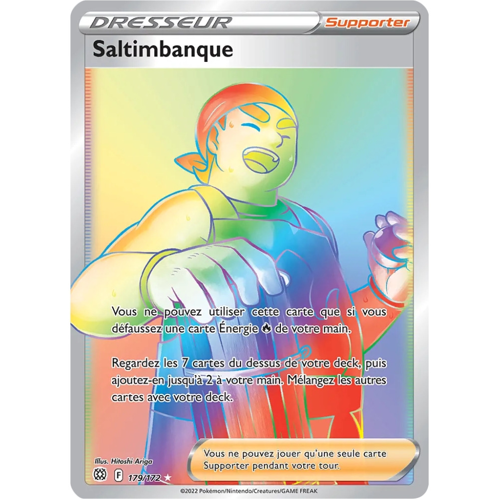 Saltimbanque 179/172 : Joyau Arc-en-ciel rare de l'extension Pokémon Stars Étincelantes