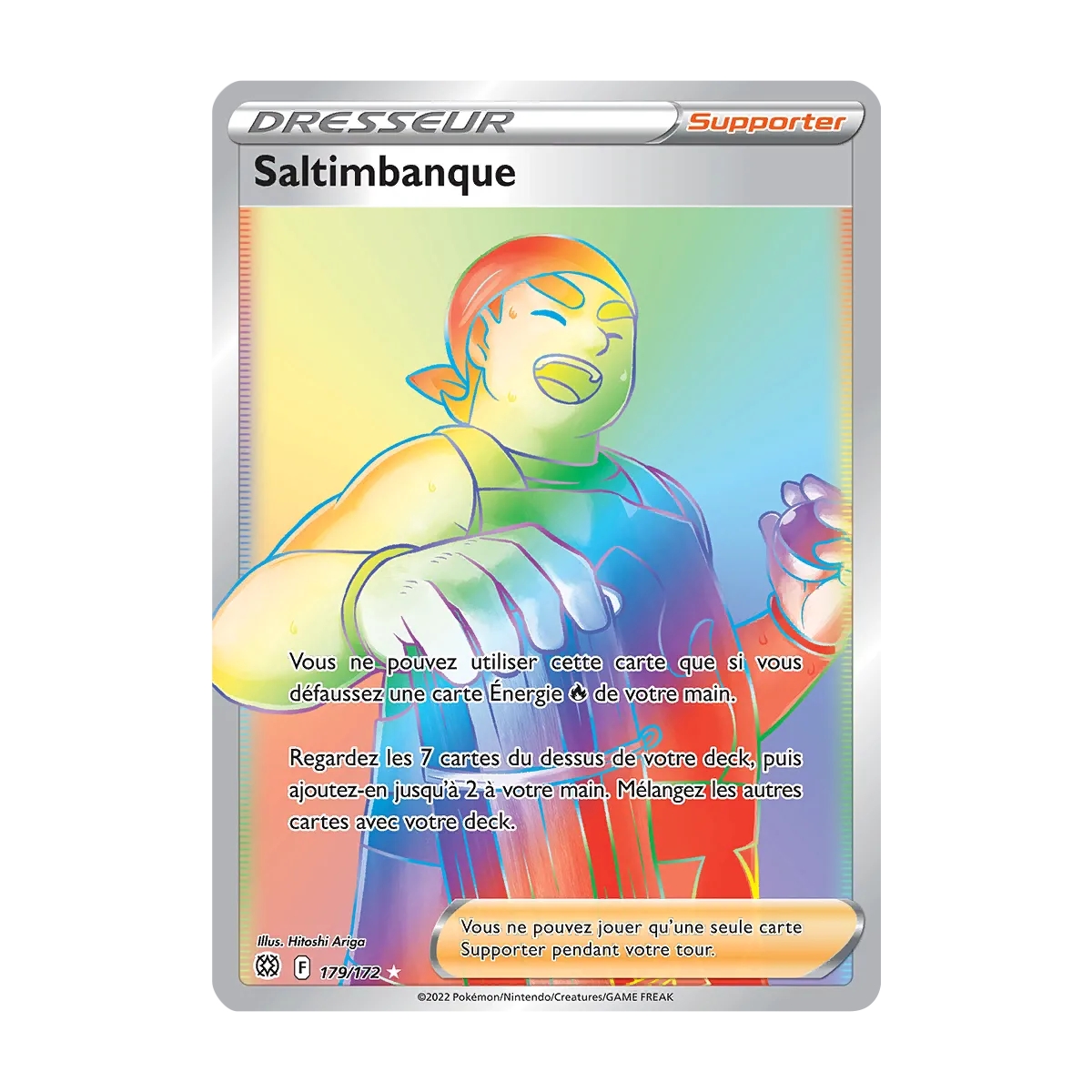 Saltimbanque 179/172 : Joyau Arc-en-ciel rare de l'extension Pokémon Stars Étincelantes