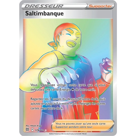 Saltimbanque 179/172 : Joyau Arc-en-ciel rare de l'extension Pokémon Stars Étincelantes