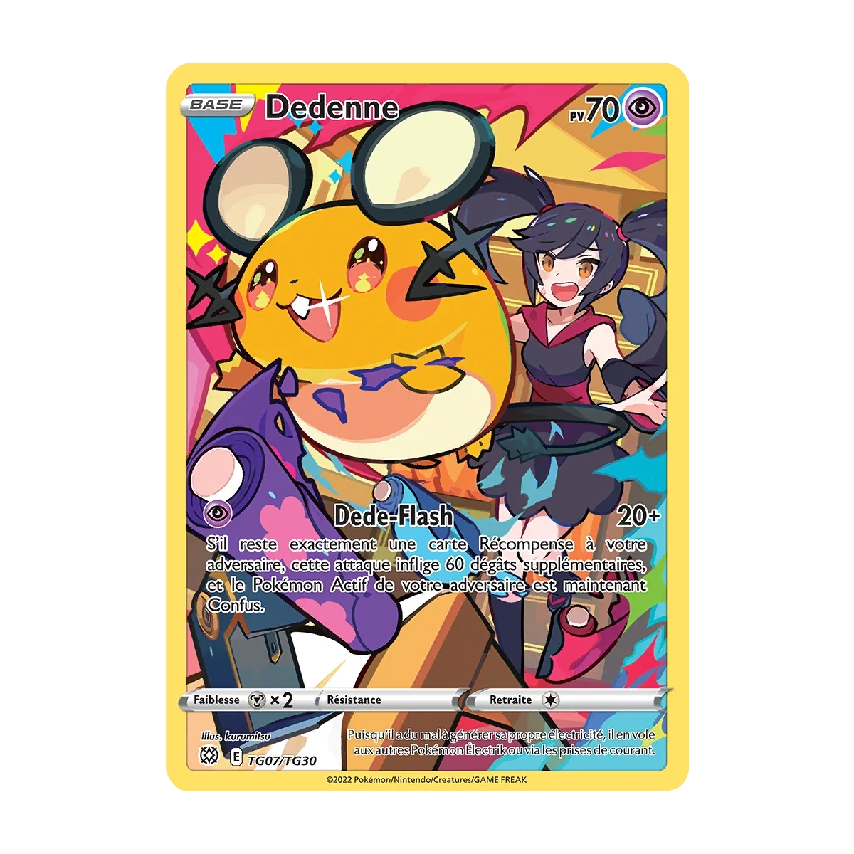 Dedenne TG07/TG30 Dresseurs  Pokémon Stars Étincelantes