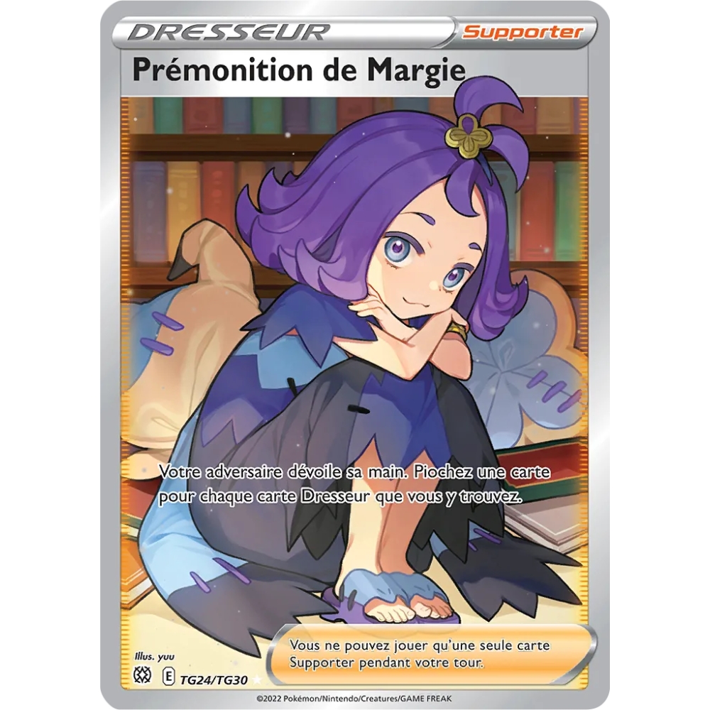 Prémonition de Margie TG24/TG30 : Joyau Galerie des Dresseurs ultra rare de l'extension Pokémon Stars Étincelantes