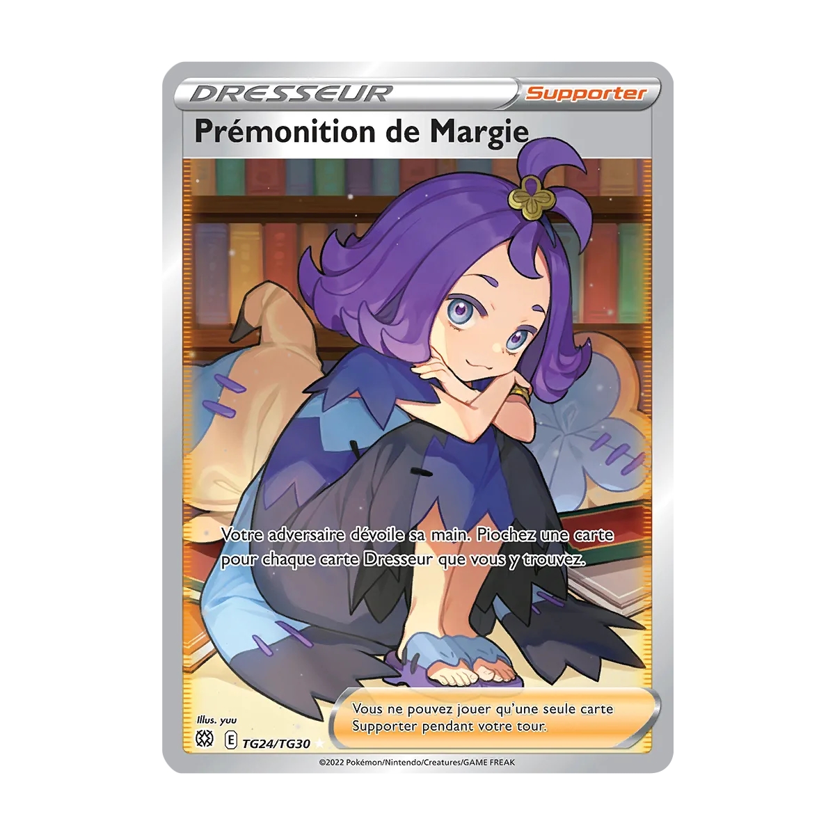 Prémonition de Margie TG24/TG30 : Joyau Galerie des Dresseurs ultra rare de l'extension Pokémon Stars Étincelantes